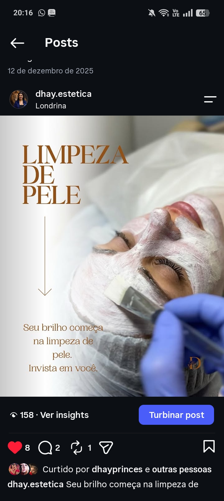 Daiane  esteticista e depiladora  · Esteticista · Londrina - PR · foto 1