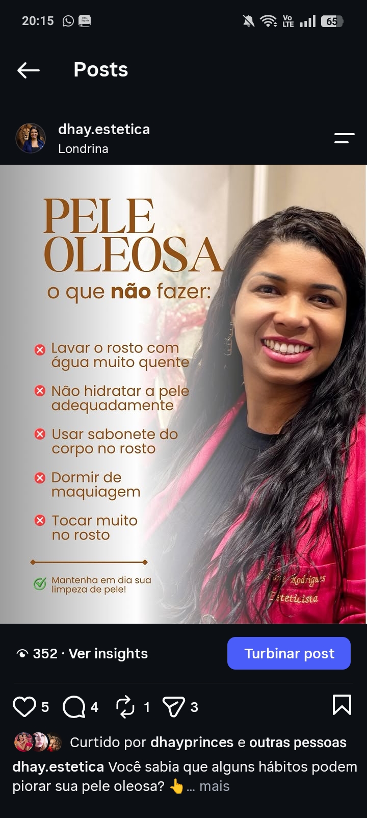 Daiane  esteticista e depiladora  · Esteticista · Londrina - PR · foto 3
